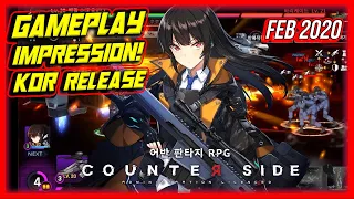 Counter Side (KOR) - Gameplay Impression! New Release RPG Android Mobile Game!