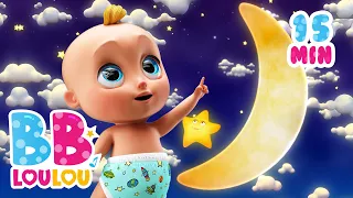 🌙Au clair de la lune | berceuses pour bébés | Comptines douces et berceuses pour bébés | BB LouLou