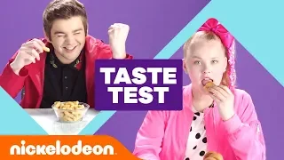 JoJo Siwa, Jack Griffo & Ricardo Hurtado Try 'Global Snack 🇮🇹 Taste Test 🇰🇷' | #NickStarsIRL