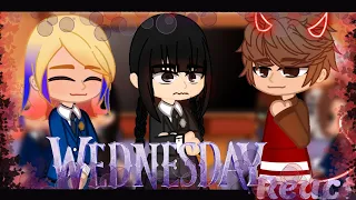 Nevermore react to Wednesday | Wednesday| Wenclair