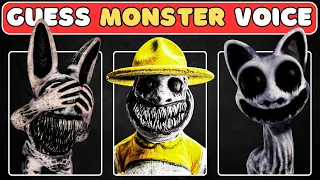 Guess The Monster's Voice | ZOONOMALY QUIZ All Monsters, Jumpscares