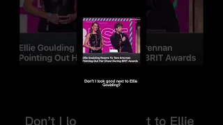 Ellie Goulding #BRITAwards Was Tom Grennan’s question out of line? #elliegoulding #britawards2023