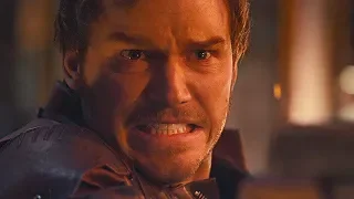 Питер Квилл пытается убить Гамору / Мстители: Война бесконечности (2018)