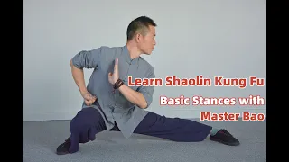 Learn Shaolin Kung Fu Basic Stances with Master Bao