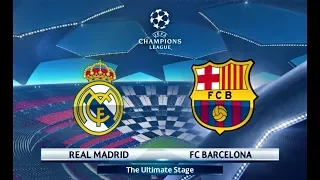 PES 2018 | Real Madrid vs Barcelona | UEFA Champions League Final | Gameplay PC