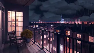 on a rainy night ~ city lofi | music to chill/relax/study to