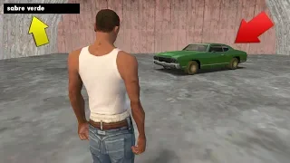 Encontré el Sabre Verde del GTA San Andreas !
