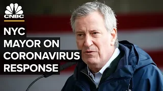 NYC Mayor Bill de Blasio holds a briefing on the coronavirus outbreak - 4/3/2020