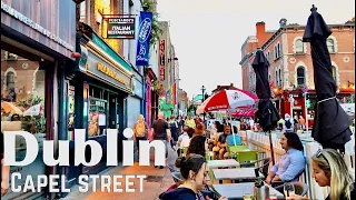 Dublin Ireland, Summer walk August 2022 | Capel street, Henry street and O'Connell street| 4k HDR