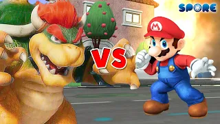 Bowser vs Mario Bross | Cartoon Deathmatch [S1E3] | SPORE