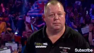 Mervyn King priceless reaction to Simon Whitlock 148 checkout