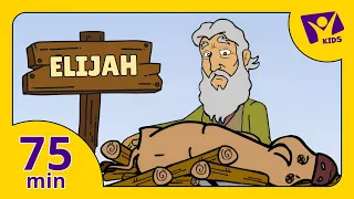 Story about Elijah (PLUS 15 More Cartoon Bible Stories for Kids)