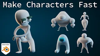 Fast Character Modeling with the Skin Modifier in Blender