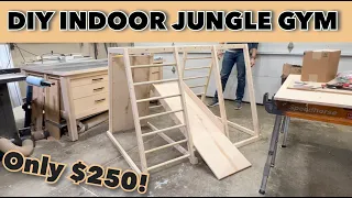 DIY Indoor Toddler Jungle Gym