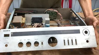 Restoration SONY TA - 150 Integrated Amplifier // Restore Antique AMP