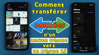 Transférer données d'un ancien iPhone vers un iPhone 15 【sans réinitialiser/iTunes】