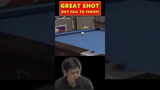 Great Shot But Fail To Finish | Tony Drago vs Liu Cheng Chuan #shorts #worldpoolchampionship #2023