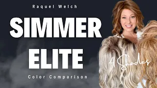 Raquel Welch Simmer Elite Color Comparison in 4 Shades (RL17/23SS, RL19/22SS, RL29/25, RL5/27)