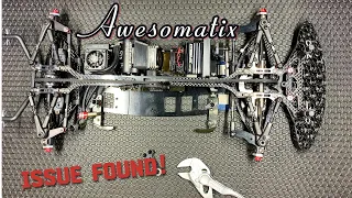 Issue found in the center point bell crank of the Awesomatix A800R!