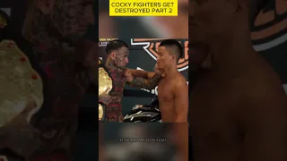 When COCKY FIGHTERS Get DESTROYED! Part 2 😭🔥 #shorts #boxing