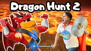 Dragon Hunt 2 The Floor is Lava 🌋 | Brain Break Dance | Papa Joel's English Songs for Kids