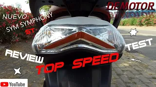 SYMPHONY ST LC 125  ( TOP SPEED/TEST/REVIEW)