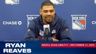 New York Rangers: Ryan Reaves Pregame Media Availability | Dec. 17, 2021