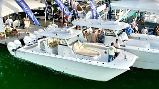 New 35 Freeman Catamaran and 32 X3 Trimaran!!! Miami Boat Show