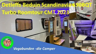 CMT Stuttgart 2023 - Detleffs Beduin Scandinavia 690 BQT - Vorstellung - Turbo Roomtour