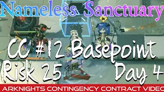 Arknights: CC #12 Day 4 Max Risk Nameless Sanctuary; One Last Step