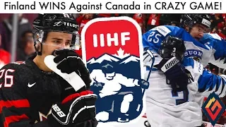 Finland Eliminates Canada With CRAZY OT Finish! 2019 WJC (IIHF World Junior Championships Recap)