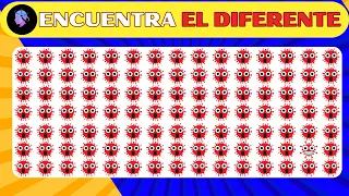 Encuentra el EMOJI DIFERENTE 😎/ Desafío Visual 👀 /Quiz Parpadeante🍀