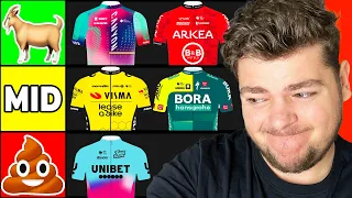 RANKING EVERY 2024 CYCLING TEAM KIT - Tier List