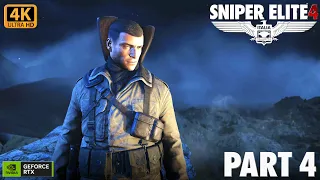 Sniper Elite 4 - PART 4 - Lorino Dockyard (Campaign) | PC | 4K UHD | RTX 4090 | No Commentary