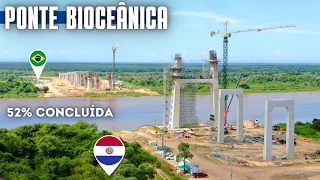 A Construção da PONTE BIOCEÂNICA: Veja o ANDAMENTO DAS OBRAS dessa MEGAESTRUTURA