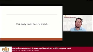 Who Benefits from 4Ps? | Presentation by Dr. Michael Abrigo (PIDS)