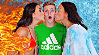 HOT VS COLD GIRLFRIEND CHALLENGE!