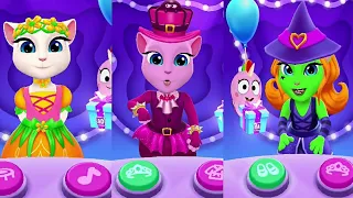 My Talking Angela 2 Halloween all of Angela's witch outfits Talent Show Gameplay