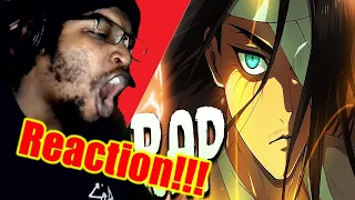 EREN JAEGER RAP | "Eyes on Me" | RUSTAGE ft. McGwire [Attack On Titan] DB Reaction