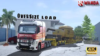 Heavy oversized ‼️ load 🔴 most powerful truck🔴 truckers of europe 3 gameplay in HD graphics