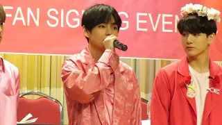 190427방탄소년단 BTS 뮤코 사운드웨이브 심석홀 팬싸 Q&A 뷔 Focus 4K Fancam(자막ver.)