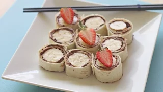 Nutella and Banana Sushi | Cooking with Kids | Kidspot