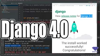 Как установить Django 4.0