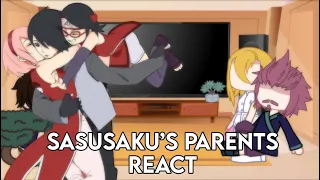 Sasusaku’s parents react |🌸🍅|10k + 11k special |ft Mebuki,Kizashi,Mikoto and Fugaku | SasuSaku |