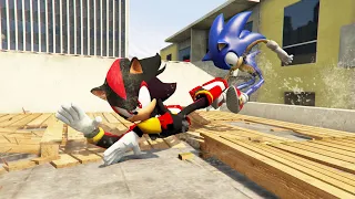GTA 5 Epic Ragdolls And Fails #44 - ( Sonic vs Shadow - Epic Ragdolls )