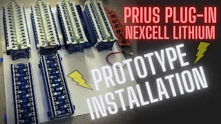 Prius plug-in new Nexcell prototype battery swap - step by step