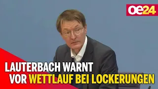 Deutschland: Lauterbach warnt vor Wettlauf bei Lockerungen