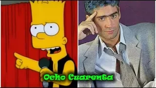 Bart Simpson cantando Ocho Cuarenta - Vídeo Reacción | Lukas00n