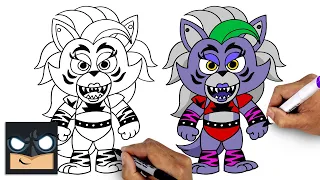 How To Draw Roxanne Wolf | Five Nights at Freddy's Security Breach