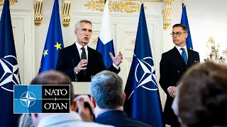 NATO Secretary General with the President of Finland 🇫🇮 Alexander Stubb, 06 JUN 2024